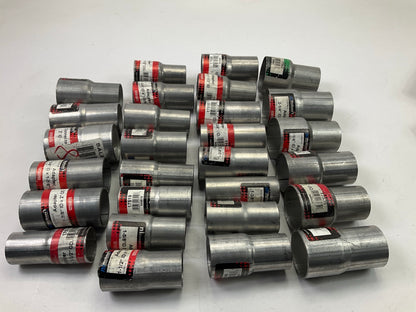 Large Mixed Lot Of Exhaust Adapters, Exhaust Pipe, Hanger - 38 Pcs Total