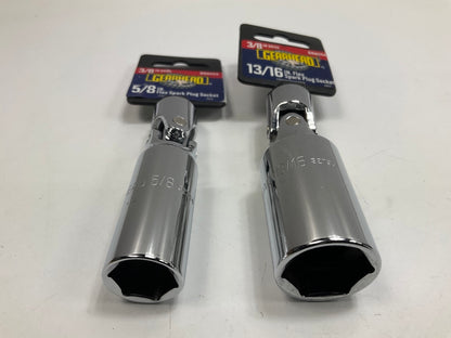 Gearhead GH8553 & GH8554 3/8'' Drive Flex Spark Plug Socket, 5/8'' & 13/16''