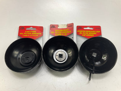 CTA 10-piece Oil Filter Socket Wrench Bundle 65mm-86mm, 10 Common Sizes