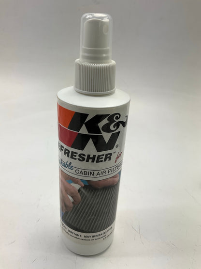 K&N VF3000 Washable Cabin Air Filter + REFRESH Spray Cleaner Bottle Bundle
