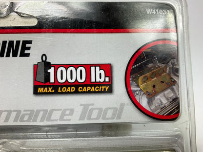 Universal Engine Lift Plate + 34'' Heavy Duty Lift Chain - 1,000 Lbs Max Capacity
