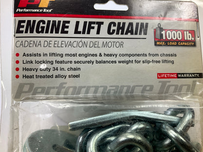 Universal Engine Lift Plate + 34'' Heavy Duty Lift Chain - 1,000 Lbs Max Capacity