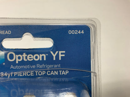 NEW Chemours Opteon YF, R-1234yf  A/C Refrigerant 12 Oz Can + Pierce Top Can Tap