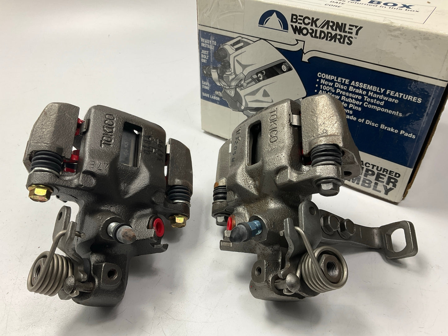REMAN Beck Arnley Rear Left & Right Brake Caliper Set - 1984-1987 Honda Prelude