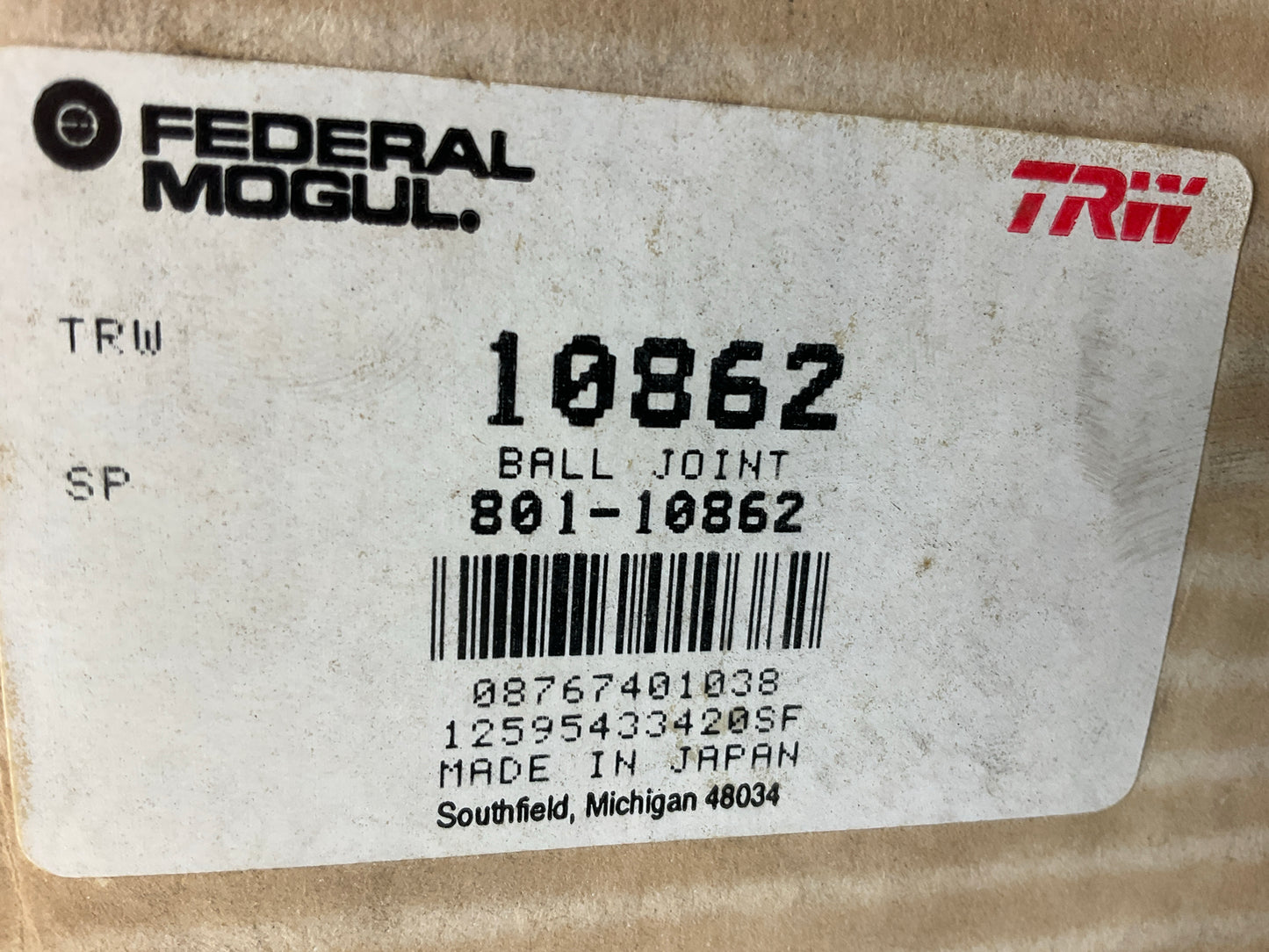 TRW OEM 555 Front Lower Control Arms Set W/ Ball Joint - 1984-1985 Honda Accord