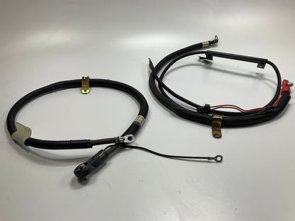 NOS OEM GM Positive & Negative Sidepost Battery Cable, 66'' Long, 44'' Long, PAIR