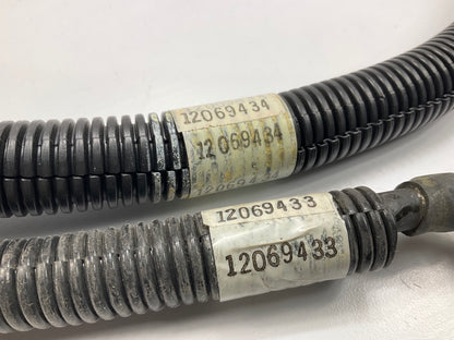 NOS OEM GM Positive & Negative Sidepost Battery Cable, 66'' Long, 44'' Long, PAIR