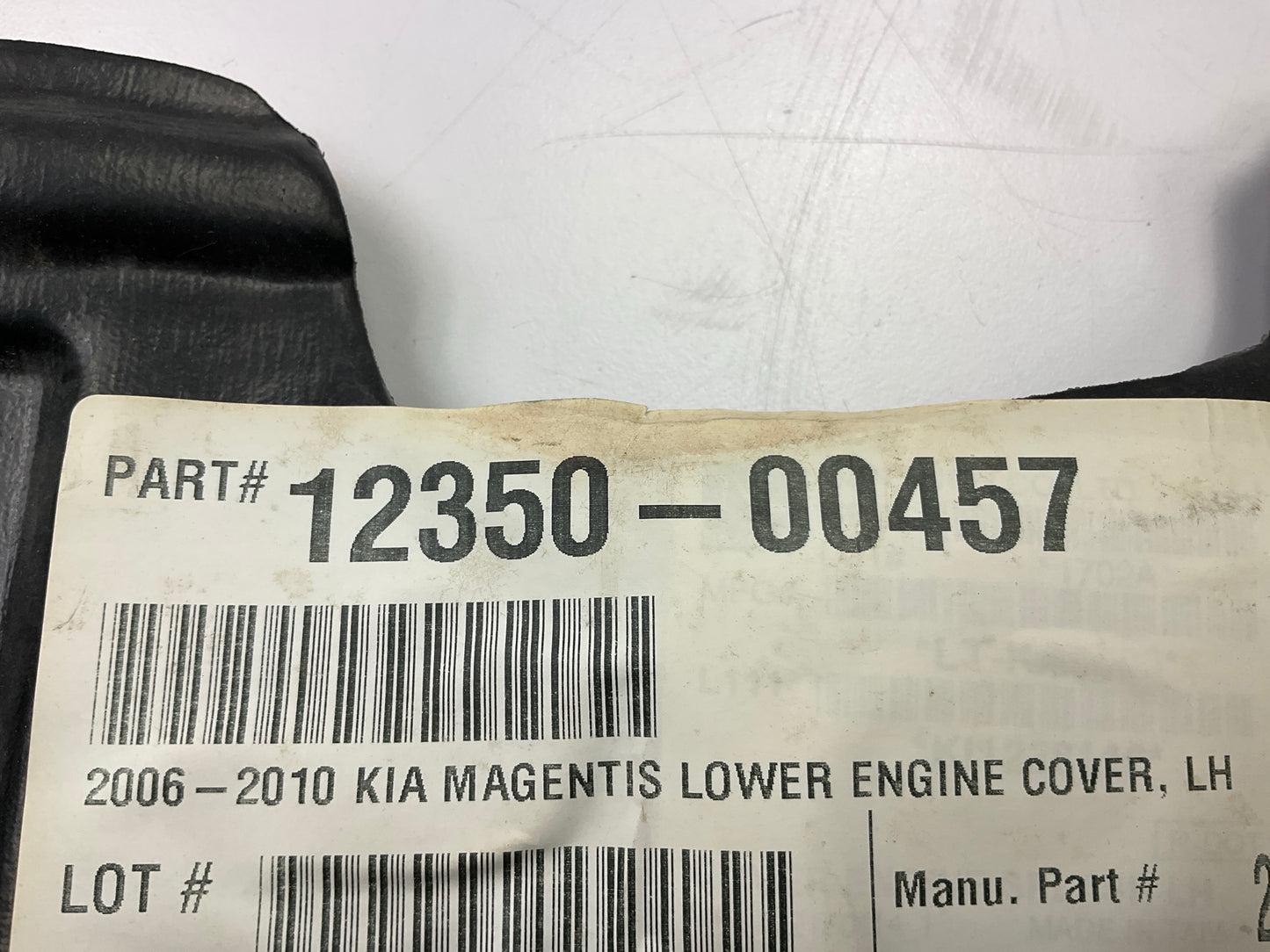Left & Right Side Engine Splash Shield Under-cover Panel 2006-10 Optima, Rondo