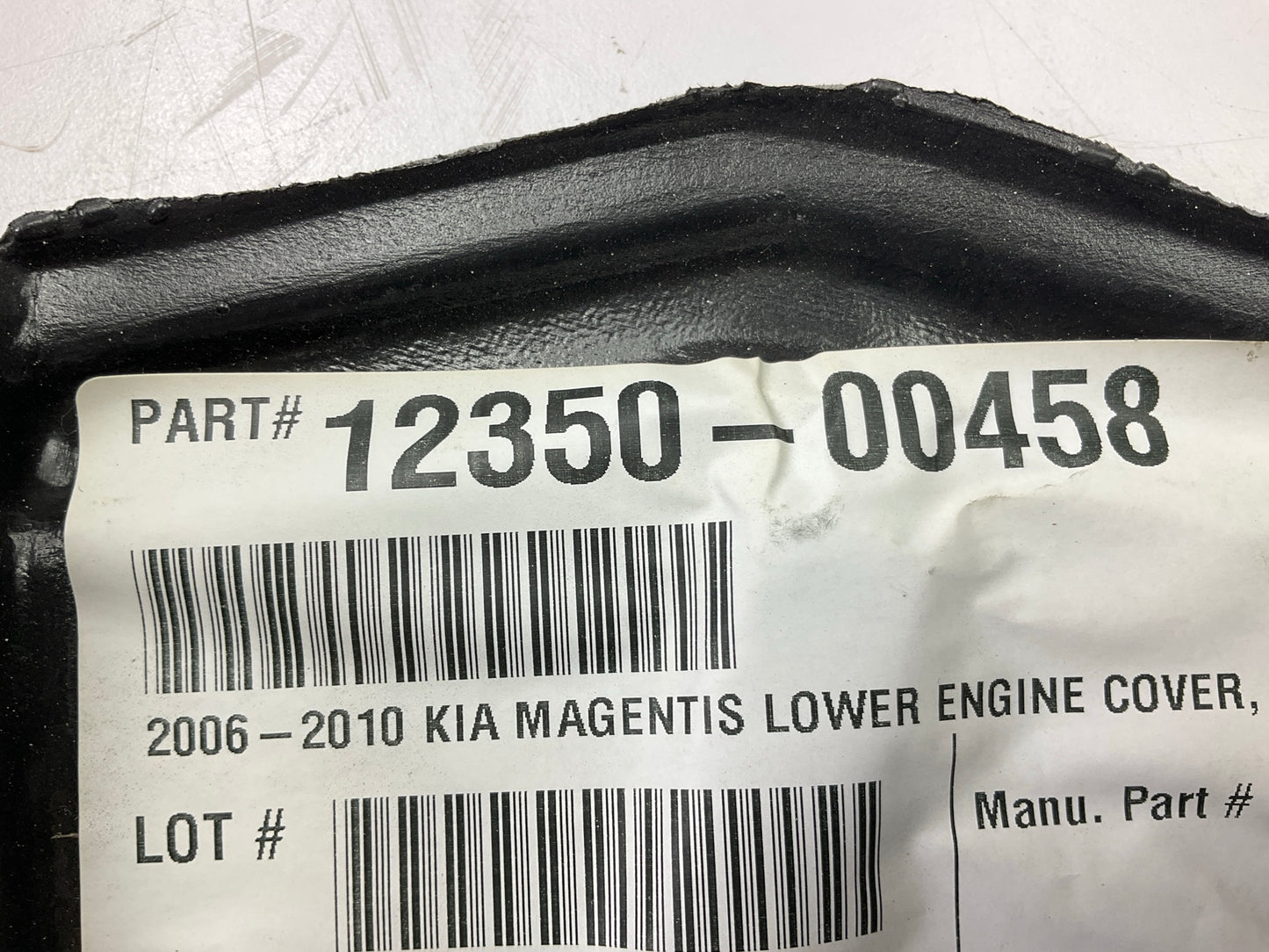 Left & Right Side Engine Splash Shield Under-cover Panel 2006-10 Optima, Rondo