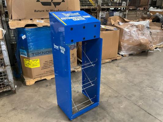 BLUE Thermoid Metal Automotive Hose Center Dispenser Cabinet Stand 20''x12''x14''