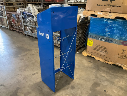 BLUE Thermoid Metal Automotive Hose Center Dispenser Cabinet Stand 20''x12''x14''