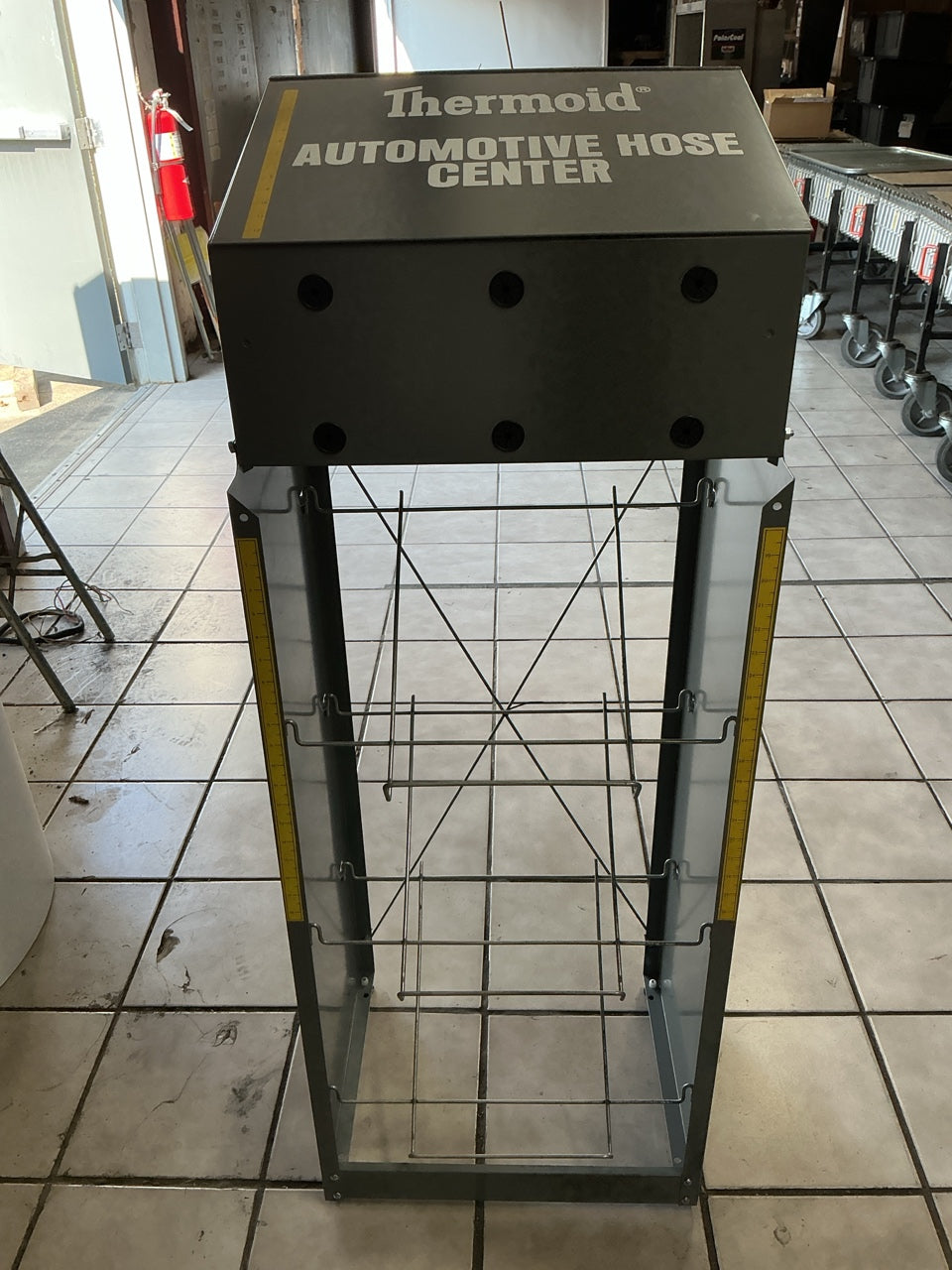 Thermoid Metal Automotive Hose Center Dispenser Cabinet & Stand 20''x12''x14''