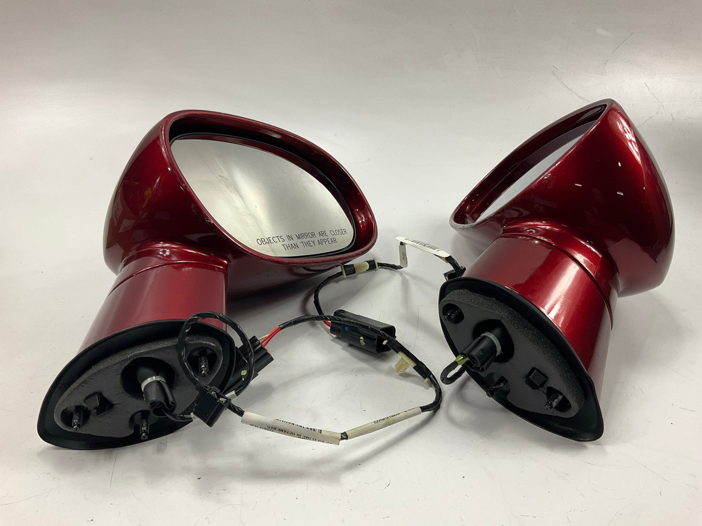 OEM Mopar Left + Right Mirror For 08-13 Dodge Challenger ''High Octane Red Pearl''