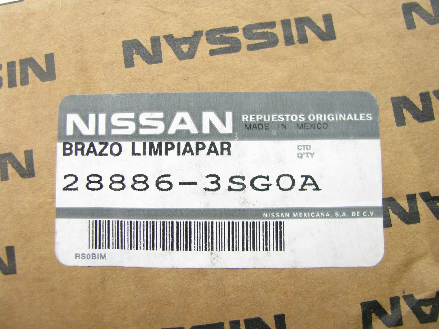 NEW GENUINE Left + Right Windshield Wiper Arm Set OEM For 2013-19 Nissan Sentra