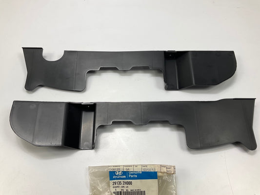 Left & Right OEM Radiator Support Air Shield Deflector For 07-10 Elantra SEDAN