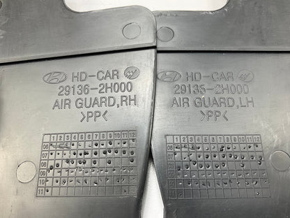 Left & Right OEM Radiator Support Air Shield Deflector For 07-10 Elantra SEDAN
