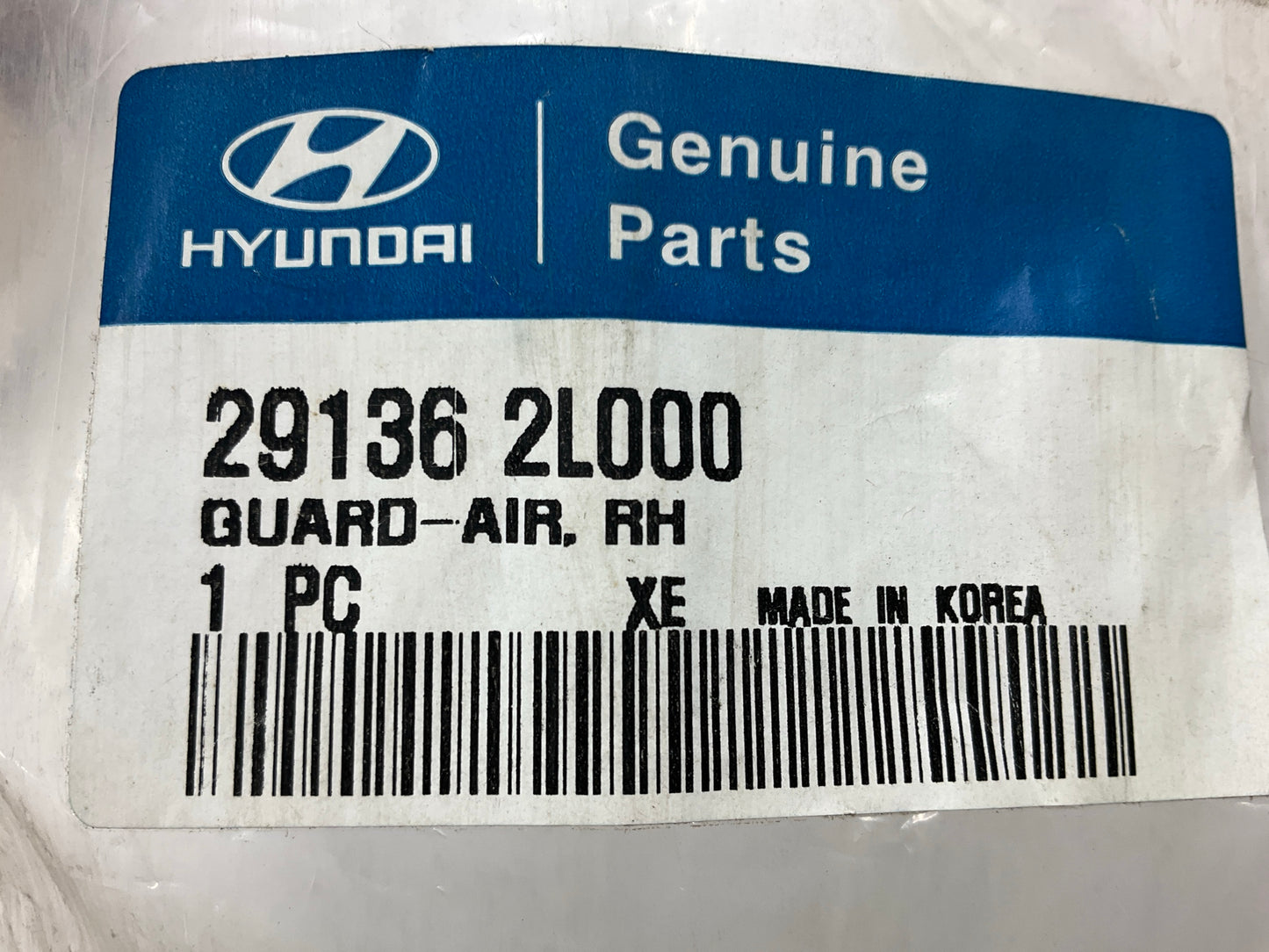New Radiator Air Guard Shield Left & Right, Set OEM For 09-12 Elantra 291352L000
