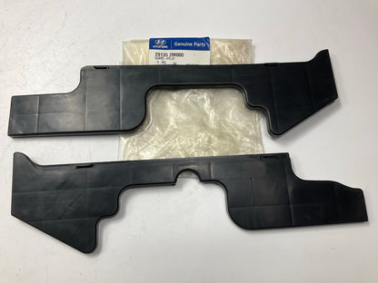 Left & Right Radiator Support Air Deflector Panels OEM For 10-12 Genesis Coupe