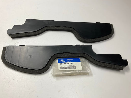 Radiator Support Air Deflector Shield Guides Left & Right OEM For 06-08 Sonata