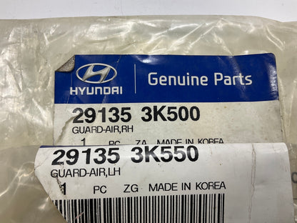 Radiator Support Engine Air Guard Shield Left & Right SET OEM For 2009-10 Sonata