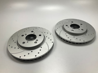 OUT OF BOX - Front Left & Right Brake Rotors For 2005-2010 Honda Odyssey
