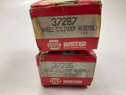 NAPA 37286 37287 Front Drum Brake Wheel Cylinders, Left & Right, With 10'' Brakes