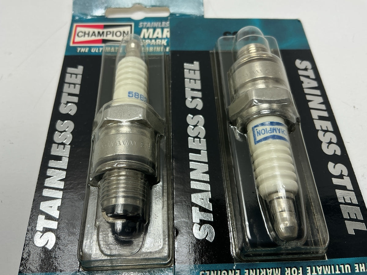 (48 PCS) Champion 5883 MARINE Stainless-steel Spark Plugs Replaces QL78C