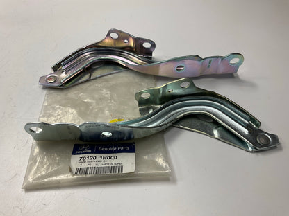 NEW Hood Hinge Set, Left & Right OEM For 2012-2014 Hyundai Accent 791101R000