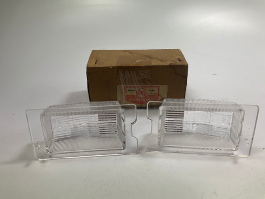 NOS OEM Toyota  Rear Left & Right Back Up Lamp Lens For 73-78 Corona