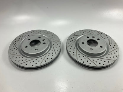 830-54094L, 830-54094R - Front Left & Right Drilled & Slotted Disc Brake Rotors