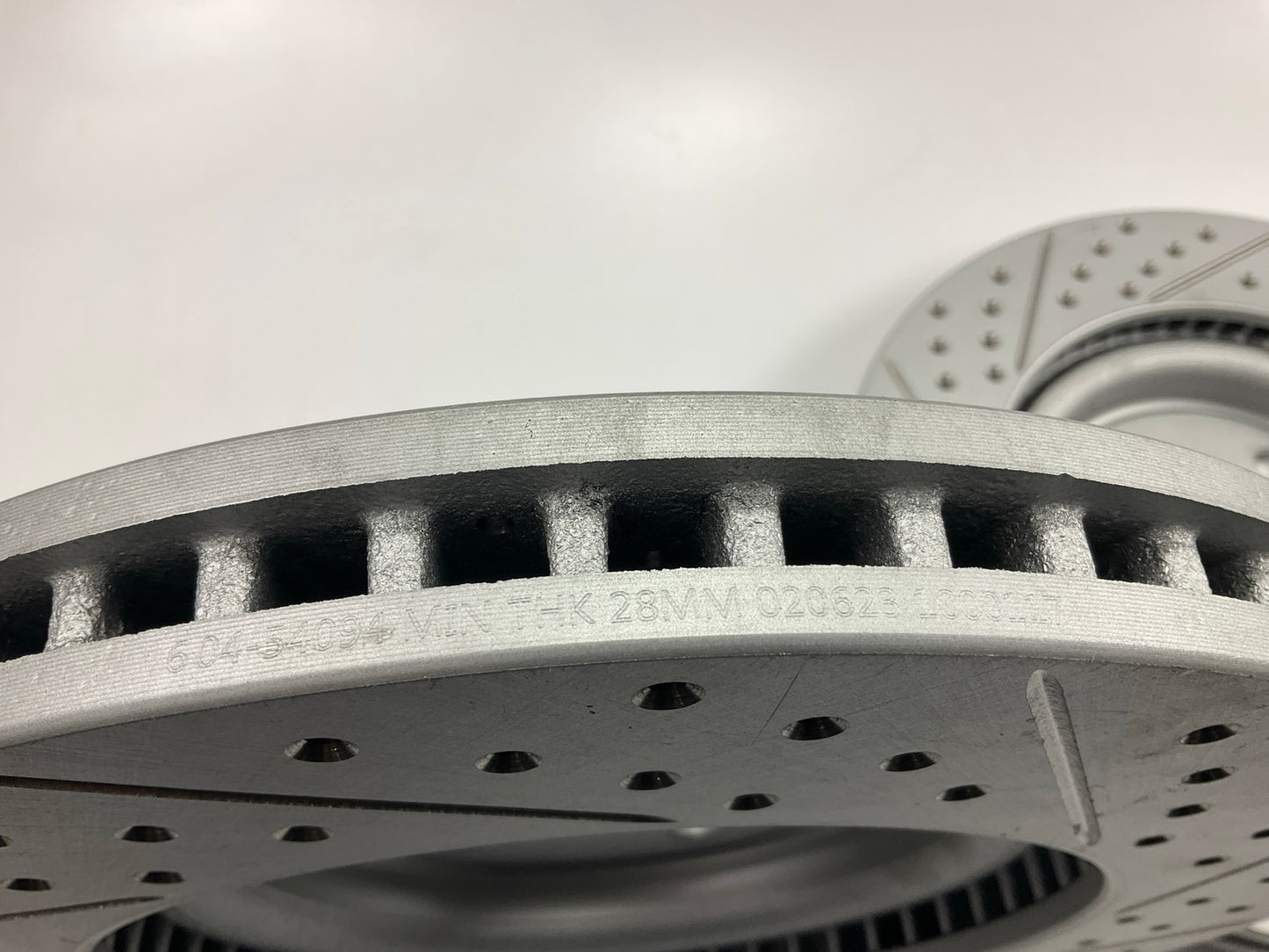 830-54094L, 830-54094R - Front Left & Right Drilled & Slotted Disc Brake Rotors