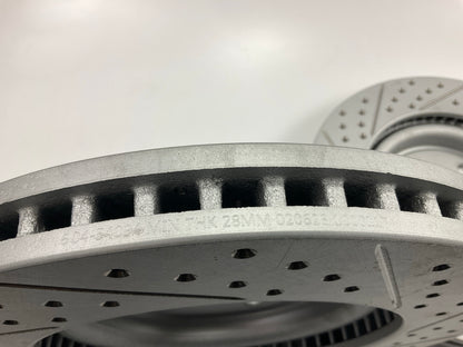 830-54094L, 830-54094R - Front Left & Right Drilled & Slotted Disc Brake Rotors