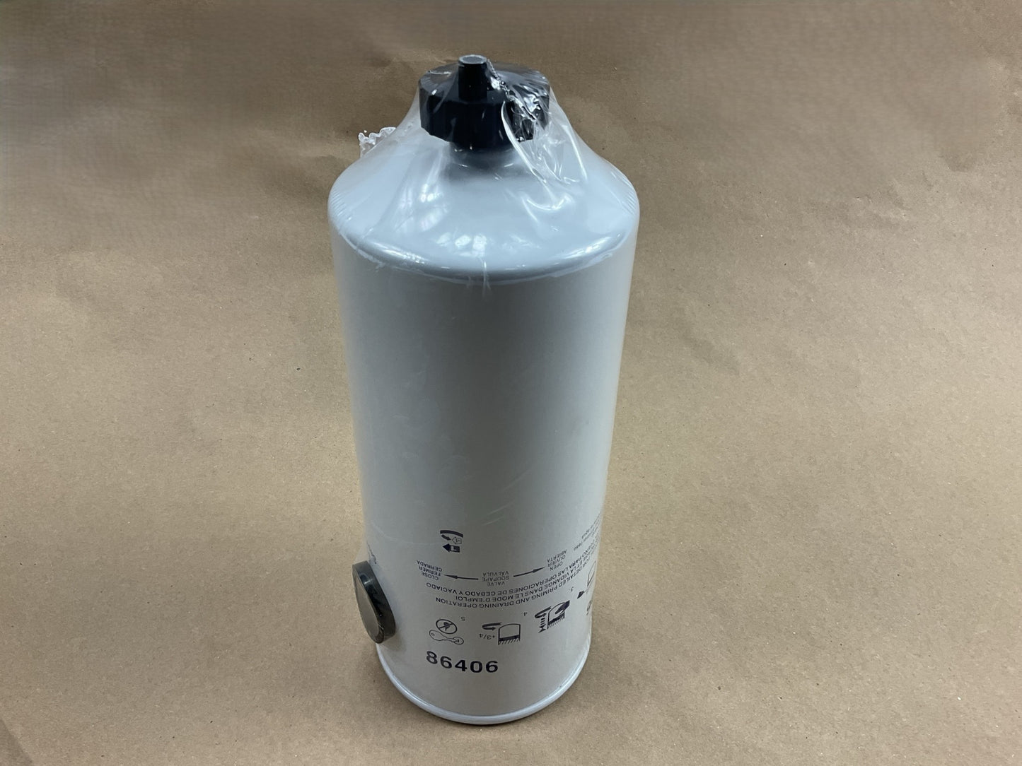 (288) 86406 Diesel Fuel Water Separator Filter Replace Wix 33406, Baldwin BF1259