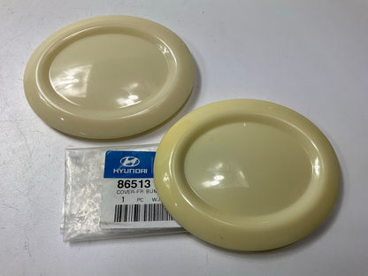 OEM Front Bumper Blank Fog Light Hole Covers SET For 2004-2005 Hyundai Sonata