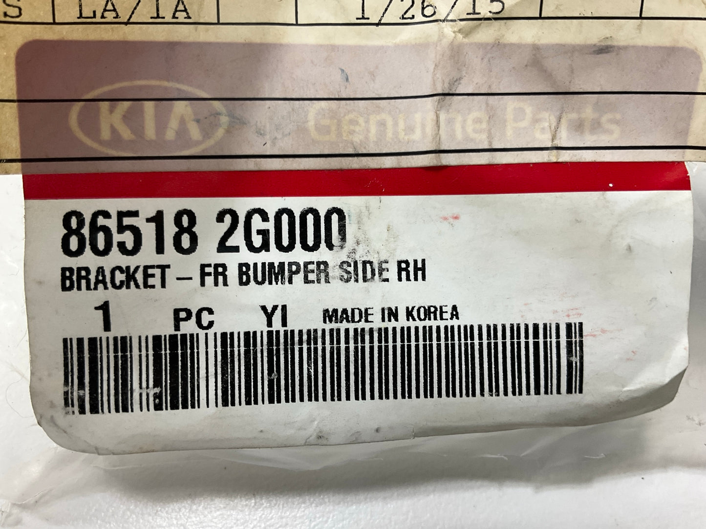 New OEM Front Left & Right Bumper Cover Bracket For 06-08 Kia Optima