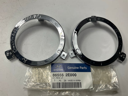 Front Bumper Seal Trim Bezel Left & Right Set OEM For 05-09 Hyundai Tucson