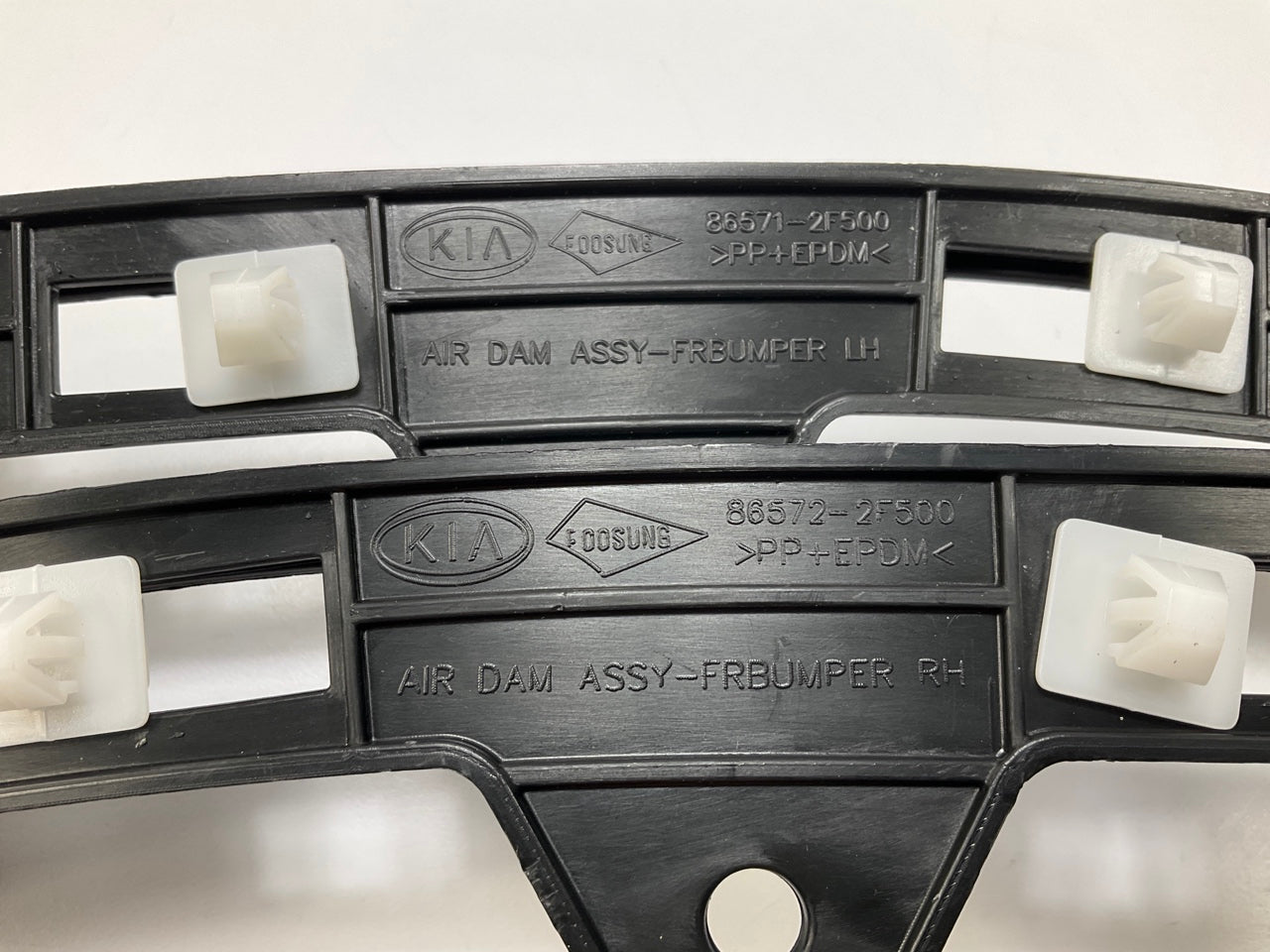 Front Left & Right Corner Bumper Deflector Moulding OEM For 07-09 Kia Spectra