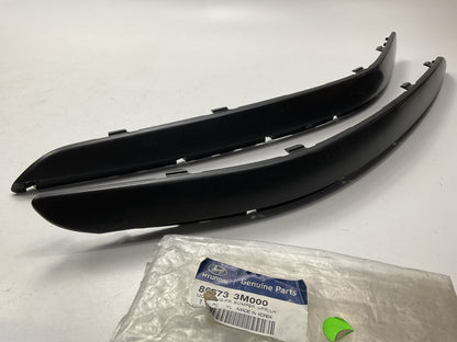 Front Bumper Upper Left & Right Side Trim Moulding Set OEM For 2009-2011 Genesis