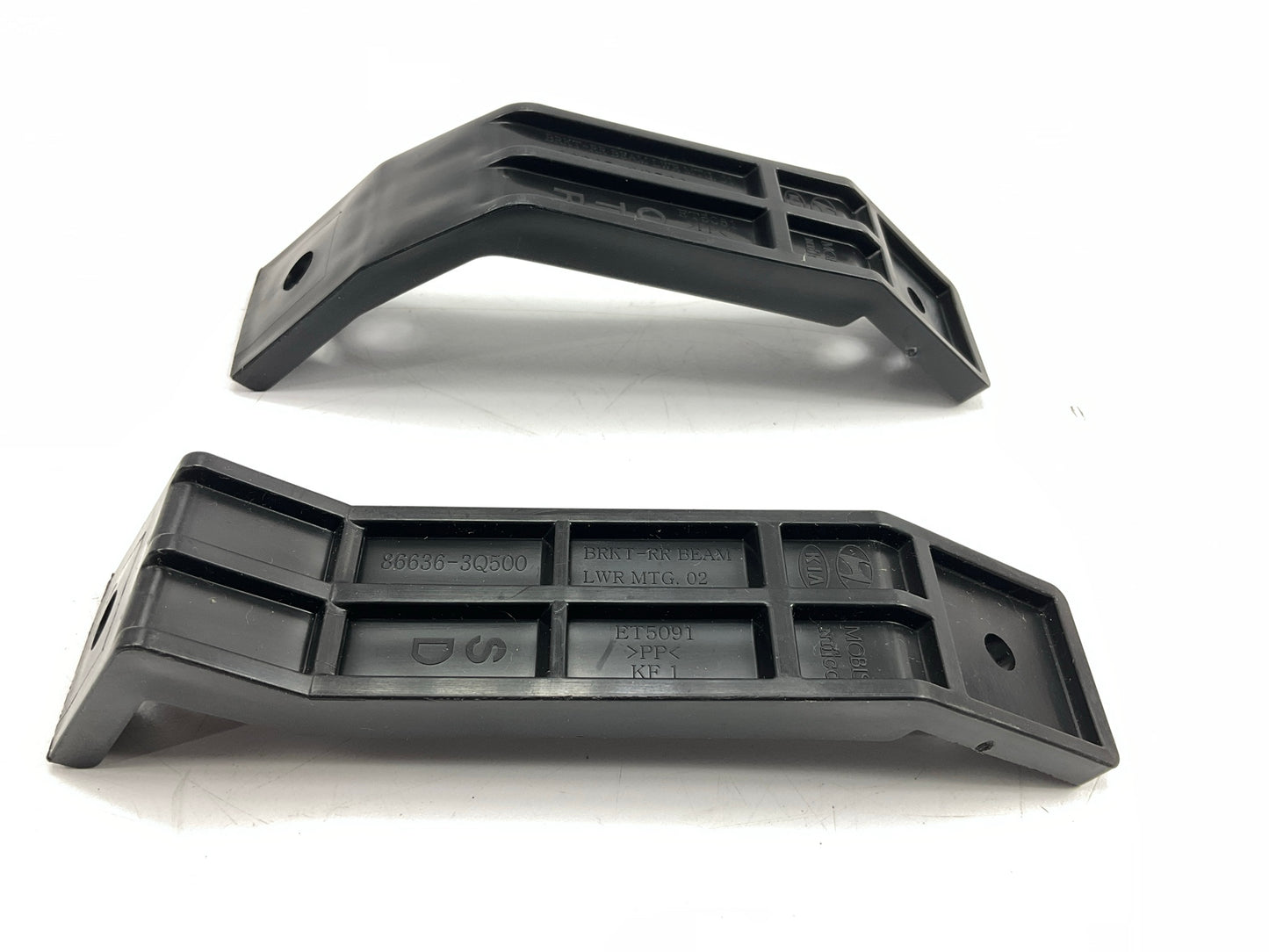 New Rear Bumper Impact Bar Lower Brackets Set OEM For 2014 Sonata 866353Q500