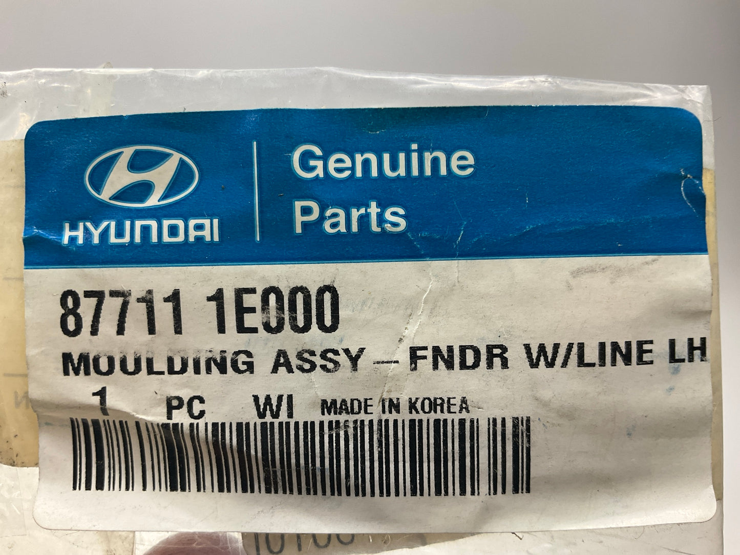 New OEM Left & Right Front Body Side Moulding Trim For 06-09 Hyundai Accent