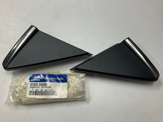 New Rear Left & Right Door Corner Cover Trim OEM For 14-15 Elantra Sedan ONLY