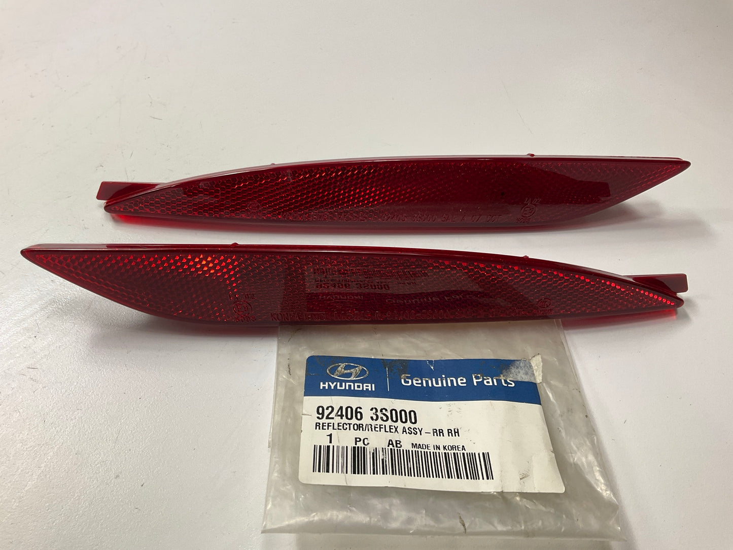 NEW Rear Bumper Left & Right Reflector Set OEM For 2011-2013 Hyundai Sonata