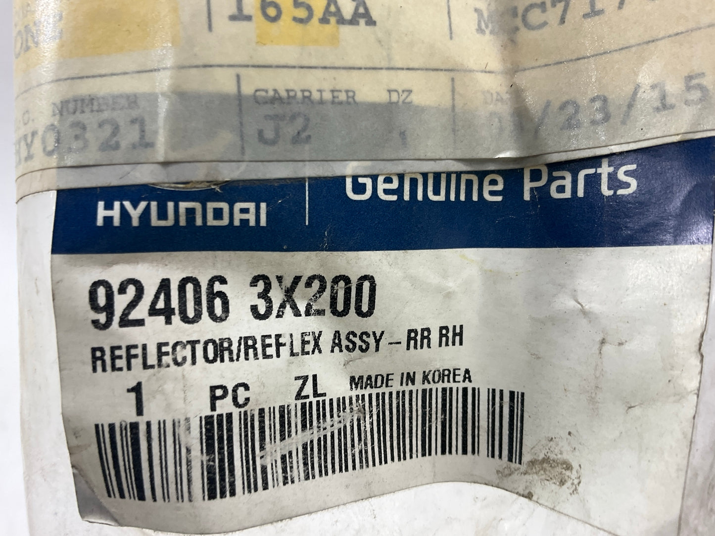 NEW - Rear Bumper Right & Left Reflector SET OEM For 2014-2015 Hyundai Elantra