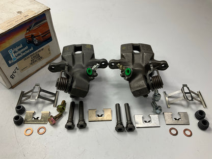 REMAN. C9826 C9827 Rear Brake Caliper Set For 2002-2005 Honda Civic, 02-06 RSX