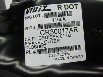 Radiator Support Closure Filler Panel Left + Right For 01-05 Chrysler PT Cruiser