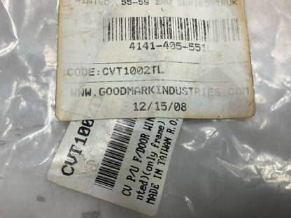 NEW 1955-1959 Chevy Pickup Truck Door Window Frame Set, Left + Right Side Pair