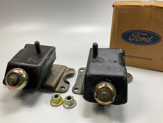 NOS - OEM Left & Right Engine Motor Mounts 1984-1986 Ford 3.8L V6