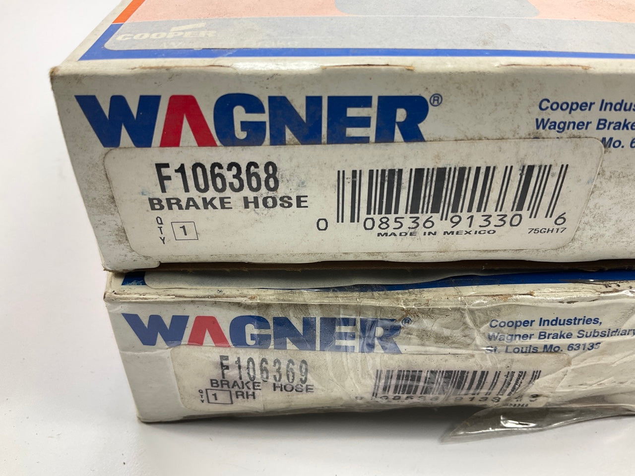 Wagner F106369 Front Right & Left Brake Hose Set - 1982-1983 Camaro, Firebird