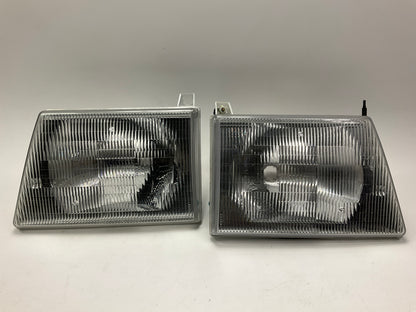 NEW UNBOXED OEM Ford Left & Right Headlight Headlamp (SET) 92-96 E150 E250 E350