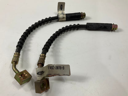 NEW OEM Front Left & Right Brake Hose Set - 1990-1997 Ford Aerostar F49Z-2078-A